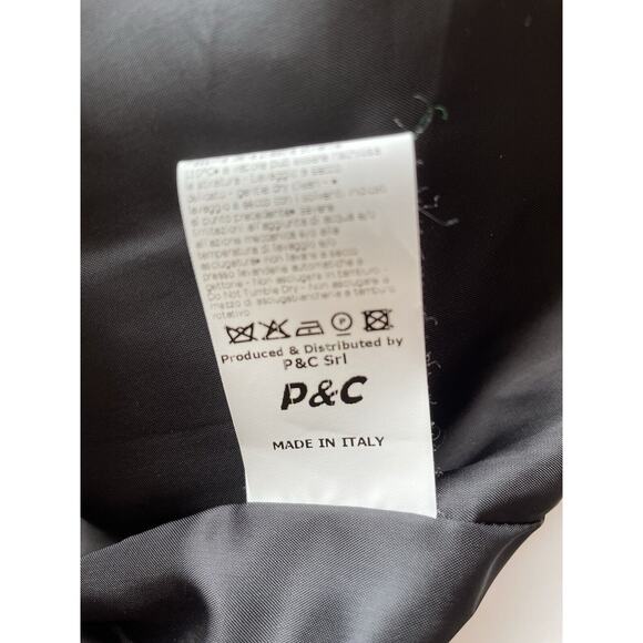 G. Label by Goop Black Fringe Short Sleeve Tweed Dress Pockets Sz 2 - Picture 11 of 12